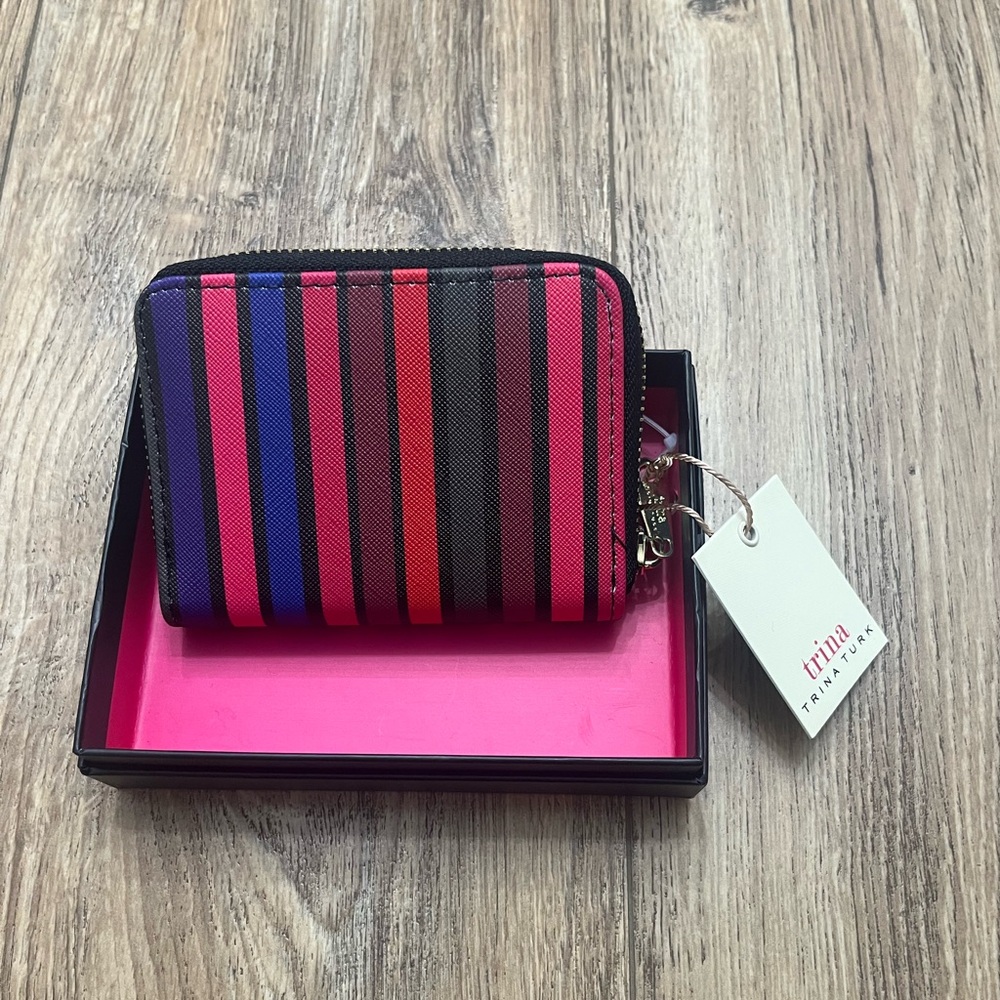 NWT Trina Turk Multicolor Compact Wallet